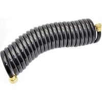 Johnson Pump Washdown Hose, Coiled 25ft 1/2in Dia