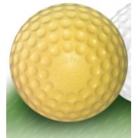 JUGS Sting-Free Yellow Dimpled Baseballs, Dozen
