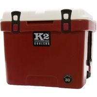 K2 Coolers Summit Series 30 Qt Coll Series Crimson/white Lid