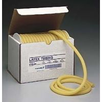 Kent Elastomer Amber Latex Rubber Tubing 606R 50' Reel Length, Pack of 50