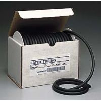Kent Elastomer Black Latex Rubber Tubing BL804R 50' Reel Length, Pack of 50