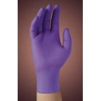 Kimberly Clark MICROGRIP PURPLE NITRILE Poly-Coated Powder-Free Gloves 40101-440, Pack of 100