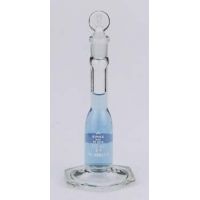 Kimble/Kontes KIMAX Micro Volumetric Flasks with [ST] Glass Stopper, Cylindrical, Class A, Serialized and Certified, Kimble Chase 28017A 2