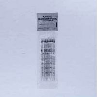 Kimble/Kontes Shorty Disposable Serological Pipets, Glass, Sterile, Plugged, Kimble 72115 25210 Individually Wrapped, Case of 200