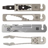 Klecker Daily Carry Survival Kit, Folding Knife/Fire Starter/Belt Cutter/Bit Driver with BIT 