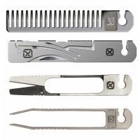 Klecker Daily Carry Personal Kit, Scissors/Tweezers/Folding Knife/Comb 