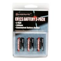 LaserLyte Battery 3-Pack - CR123 Batteries BAT-CR123