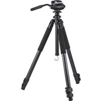 Leica Trica 3-Section Carbon Fiber Tripod w/ DH1 Fluid Head 42223
