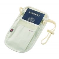 Belle Hop RFID Ivory Neck Stash Security Pouch 7271