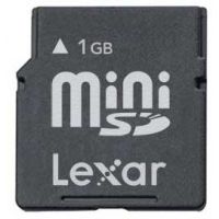 Lexar Media 1GB miniSD Card - 1 GB Secure Digital Memory Card