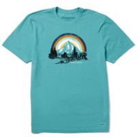 Life Is Good Crusher Tee Retro Bear Landscape - Men's