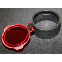 Lightforce Performance Lighting Pred6X Flip Up Cover, Red