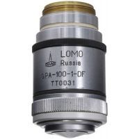 LOMO Objective, Q-Plan Achromat, 100x, 1.30 N.A., Oil Immersion, Iris, DIN