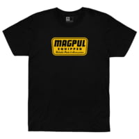 Magpul MAG1205-001 Equipped Blend Black Cotton/Polyester Short Sleeve 4XL