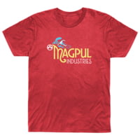 Magpul MAG1216-612 Hang 30 Blend Red Heather Cotton/Polyester Short Sleeve Medi