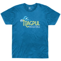 Magpul MAG1216-424 Hang 30 Blend Royal Heather Cotton/Polyester Short Sleeve Me