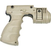 FAB Defense Tactical Ergonomic Foregrip and 1" Flashlight Adapter w/ Rear Activation Switch