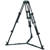 Manfrotto Bogen 100mm Bowl 2-stage Black Light Weight Aluminum Video Tripod