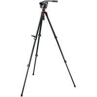 Manfrotto Bogen 501Hdv Pro Video Head and 745Xb Tripod and Mbag80P 501HDV-745XBK