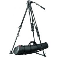 Manfrotto Bogen 519 Pro Fluid Videohead and 351MVB Trpd. and 165MV Spreader and MBAG120P 519MVBKit
