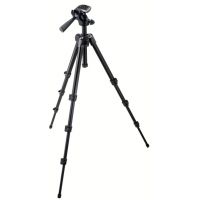 Manfrotto Compact Tripod W/Alu.3-Way Head and New Leg Angle Selectors