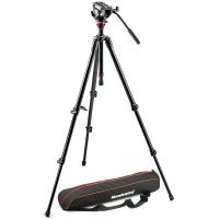 Manfrotto MVH500AH Tripod Head w/ Tripod and Bag