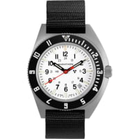 Marathon Arctic Steel Navigator W/ Date On Ballistic Nylon Watch