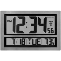Marathon Clock Jumbo LCD Atomic Wall Clock