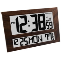 Marathon Commercial Grade Jumbo Atomic Wall Clock w/6 Time Zones