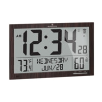 Marathon Slim Jumbo Atomic Digital Wall Clock