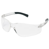 MCR Safety BearKat BK1 Series Safety Glasses with Uncoated Lens, Soft Non-Slip Temple Materia