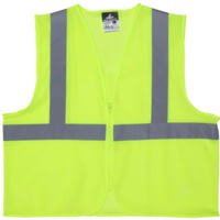 MCR Safety Class 2 Mesh Lime Safety Vest