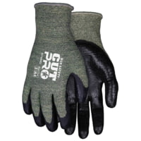 MCR Safety Cut Pro 13 Gauge Kevlar and Synthetic Shell Cut Resistant Work Gloves, APG Coated Palm and Fingertips