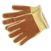 MCR Safety Cut Pro Heavy Weight Kevlar Cotton Cut Resistant Work Gloves, 2 Sided Nitrile Blocks