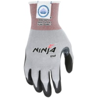 MCR Safety Cut Pro Ninja BNF Cut Resistant Work Gloves, 15 Gauge Dyneema Diamond Technology, NFT Coated Palm and Fingertips