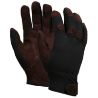 MCR Safety HyperFit Mechanics Work Gloves, Synthetic Leather Palm, Reflective Logo on Back, Super Stretch Knuckle Fabric