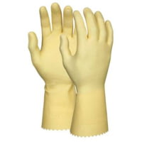 MCR Safety Long Latex Amber Canners Gloves - Men's