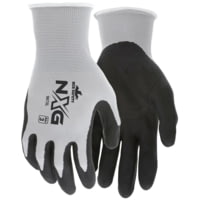 MCR Safety NXG Work Gloves, 13 Gauge Nylon, Nitrile Foam Coated Palm and Fingertips