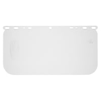 MCR Safety Safety Face Shield Single Matrix Replacement Window, Impact Resistant Acetate Material, .044 Inches Thickness
