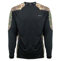Medalist Performance Crew Ls Level-2 Blk/rt Camo Large