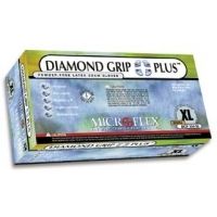 Microflex Diamond Grip Plus Latex Gloves, Microflex DGP-350-XL, Pack of 100