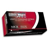 Microflex Nitron One Lightly-Powdered Nitrile Gloves, Microflex NO-123-XL, Pack of 100