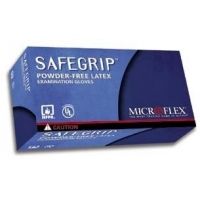 Microflex Safegrip Powder-Free Latex Gloves, Microflex SG-375-S, Pack of 50