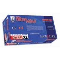 Microflex UltraSense Powder-Free Nitrile Gloves, Microflex US-220-XS, Pack of 100