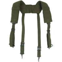Military Surplus Belgium M56 Cotton Field Suspenders Used