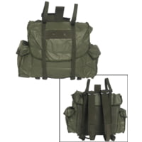 Military Surplus Belgium Vinyl Rucksack Used