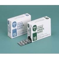 Miltex Instrument Disposable Scalpel Blades, Sterile, Miltex 4-111 Carbon Steel, Pack of 100