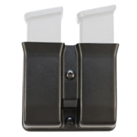 Mission First Tactical Double Pistol Magazine Pouch, Fits GLOCK 9/40 Magazines, Black, Adjustable Retention, Includes 1.5 Belt Loop