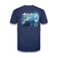 Mojo Sportswear Company Fins Up Tails Down Marlin Scene Short Sleeve Pocket T - Mens