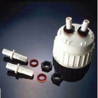 Nalge Nunc Barbed Bulkhead Fittings, NALGENE 6149-0001, Pack of 2